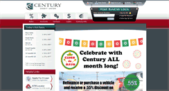 Desktop Screenshot of centurycu.org